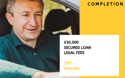 Secured loan for £30,000 Legal expenses