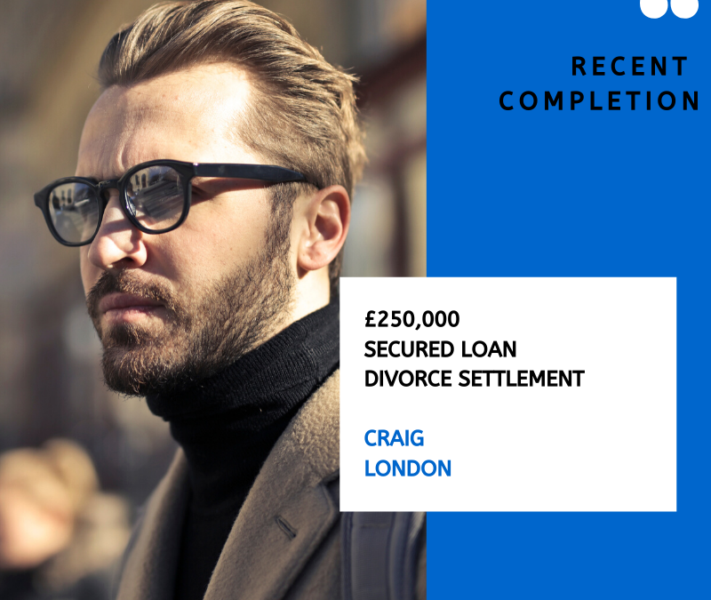 Second Charge Mortgage for a Divorce Settlement